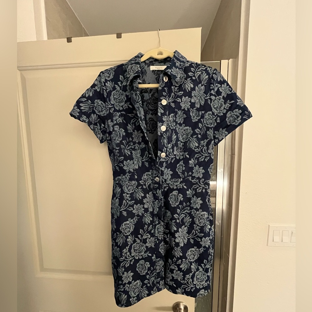 Daphnea Collared Button Up Shirt Dress